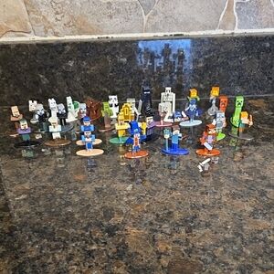 31 Minecraft Nano Figures Lot
